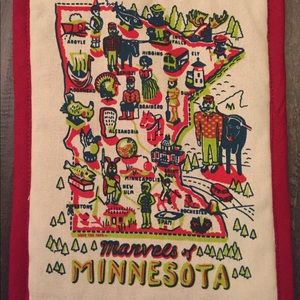 2 items Marvels of Minnesota hotpad AND dishtowel